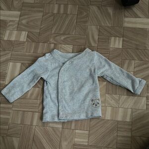Carter's Newborn Gray Long Sleeve Tee Soft and Practical